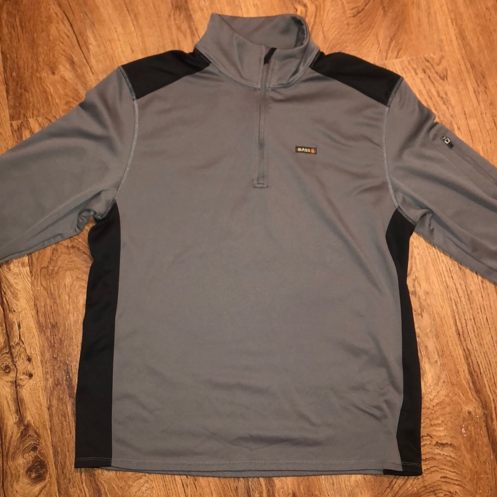 Men’s 1/4 zip fleece lined Bass Sweatshirt
